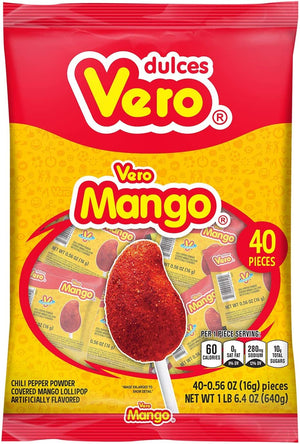 Open image in slideshow, Chili Covered Mango Flavoured Lollipops
